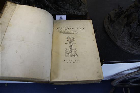 Erasmus, Desiderius (1466?-1536) - Adagiorum Chilides,